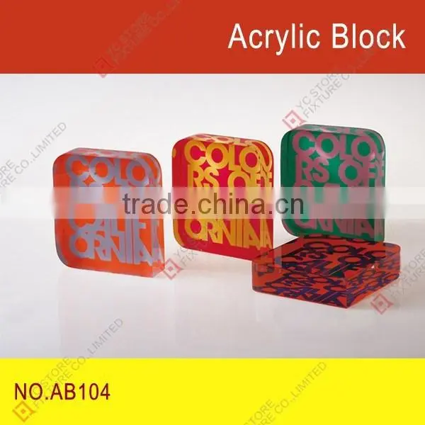 Counter Solid Acrylic Sign Block for Sale photo-4