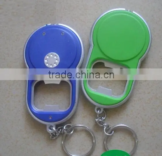 Custom Key Chain Logo Printing,popular Mini Plastic Led Key Ring photo-2
