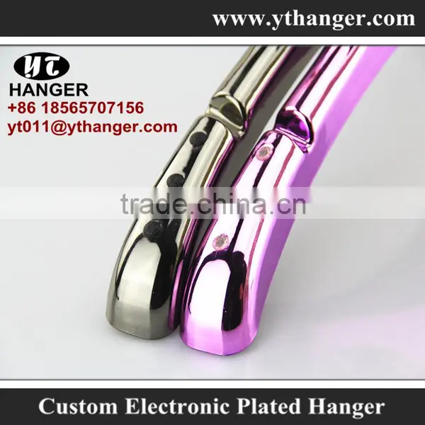 IMY-350 Violet Plating Plastic Thick Hanger for Clothes photo-4