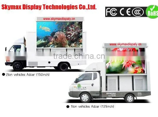 P12.5 Outdoor Advertising LED Display for Truck