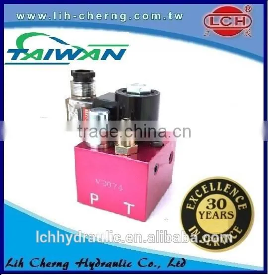 hydraulic system lift valve for elevator