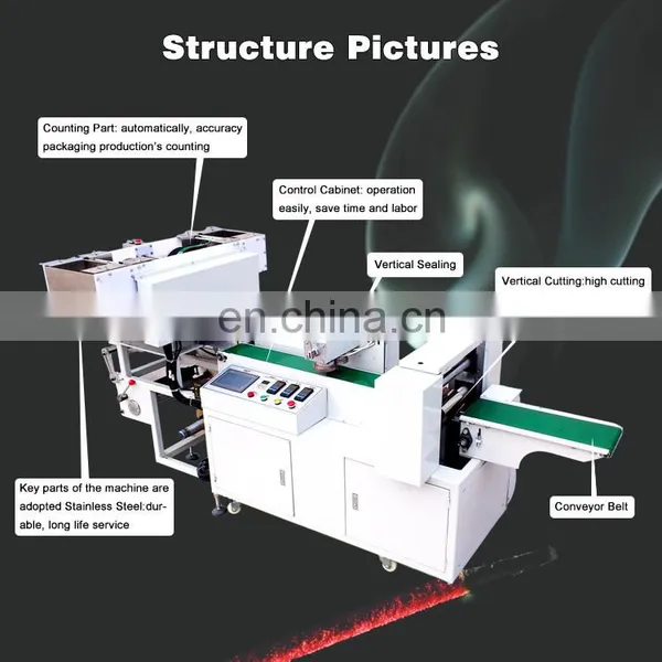 Machine Manufacturers Black Pouch Agarbatti Incense Stick Packing Machine photo-5