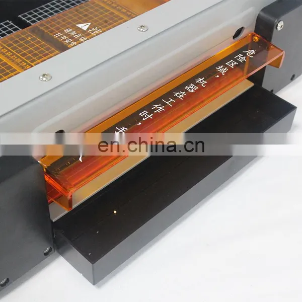 SCM-30S Electric Guillotine Paper Cutter 30cm Width Manual Gilding Paper Cutting Machine photo-4