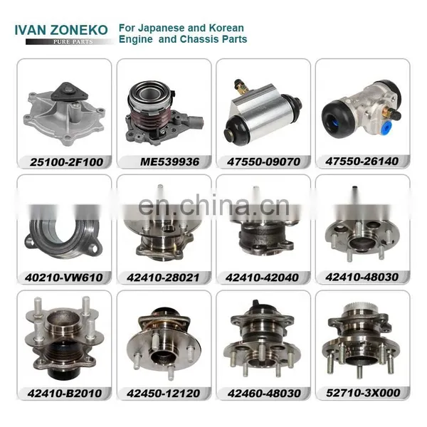 Ivanzoneko High Quality Car Front Wheel Hub Bearing For Toyota Camry Prius Rav4 Hiace Corolla Prado 150 Yaris Vios Hilux Vigo photo-3