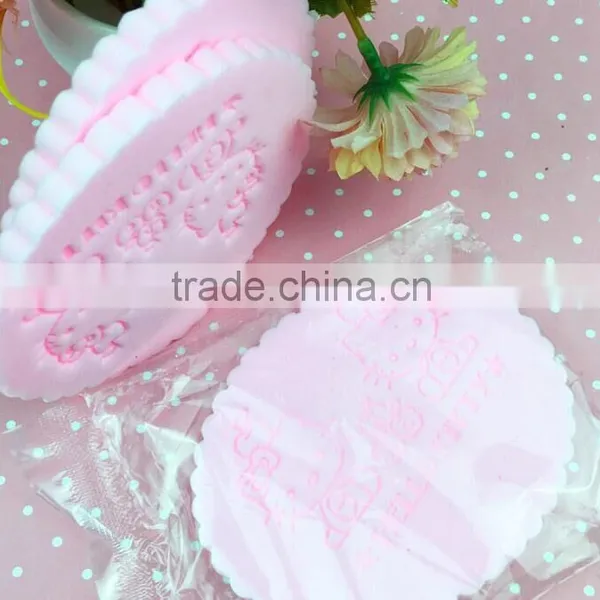 Latex-free Sponge Large Round Facial Powder Puff photo-5