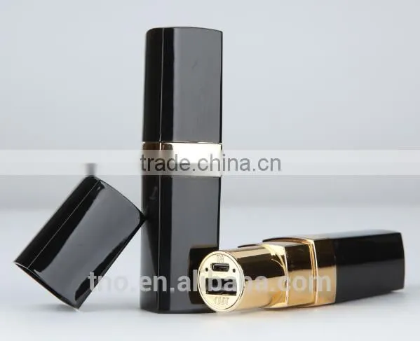 Best Selling Products Lipstick Power Bank 3000mah Rechargeable Battery Li-ion photo-2
