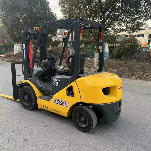 Second Hand Imported Original Toyota FD30TCM Electrical Stacker Truck Komatsu Forklift for Sale photo-3