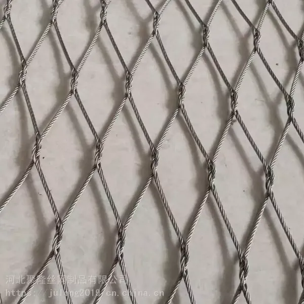 304 Stainless Steel Woven Rope Mesh for Architectural Facades photo-3