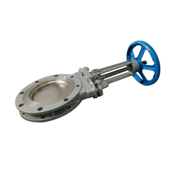 High Quality Stainless Steel Manual Knife Gate Valve Flange Gate Valve photo-3