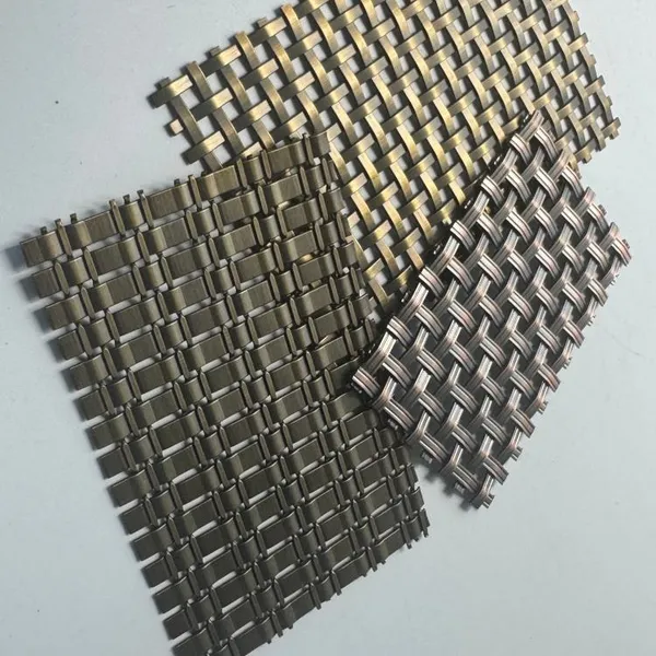 Special Offer: Bronze Metal Woven Mesh Curtain for Elevator Panel Decoration photo-1