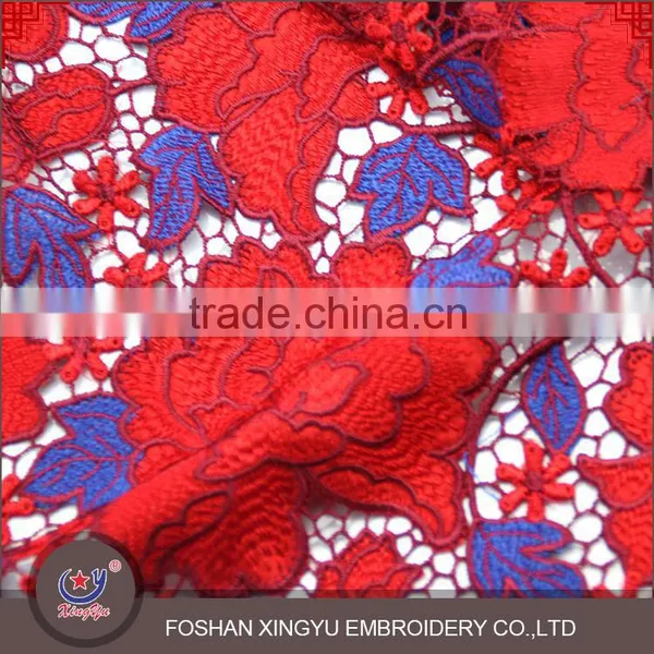 Hot Sale Custom Made Mesh Muilt Colour Bright Laser Embroidery Net Lace Fabric for Women Garment photo-4
