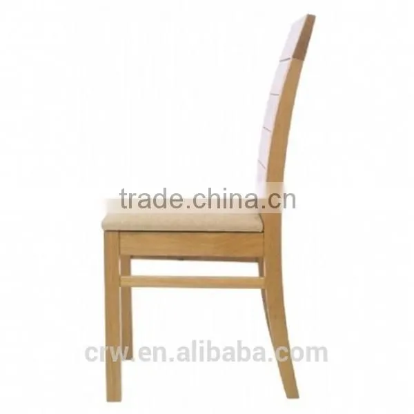 RCH-4093 Oak High Back Chair With Solid Wood Back Rest And Beige Seat Pad Quality Choice photo-3