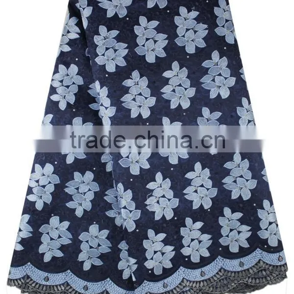 New Fashion Customized Wholesale Organza Lace Fabric MOG0191 photo-3