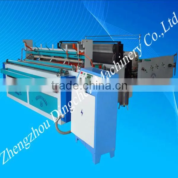 Automatic 1880mm Toilet Tissue Paper Embossing and Perforating Rewinder photo-2