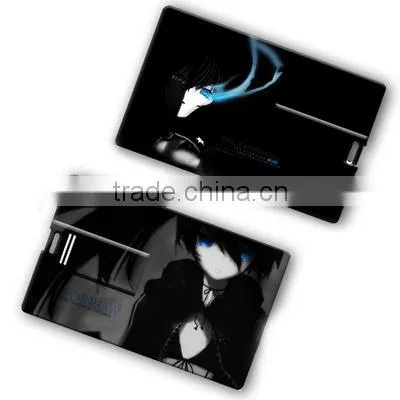 Custom White Card Usb Drives 1gb Printed photo-3