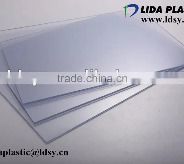 Wholesale Glossy Transparent Rigid Plastic PVC Clear Sheet photo-3