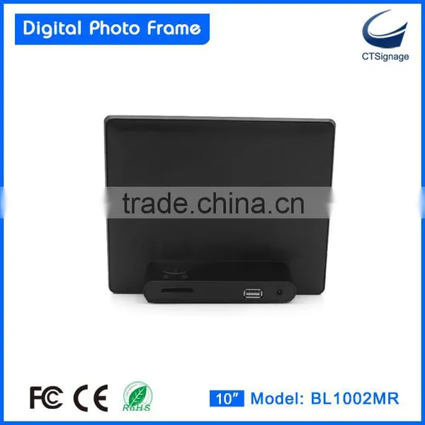 10 Inch Square Acrylic Photo Frame, Digital Photo Frame With Clock, Photo Frames for Couples BL1002PS photo-3