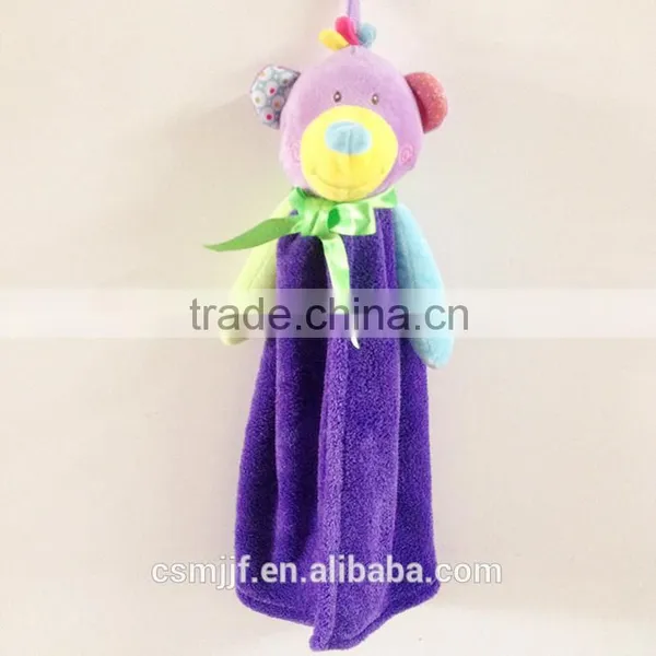 Super Soft Coral Fleece Creative Cartoon Hand Towel photo-3