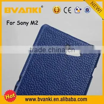 Free Samples 2016 Chocolate Design Phone Cases For Sony Xperia M2 Made In China Leather Handphone Case Cell Phone Case Lead photo-5
