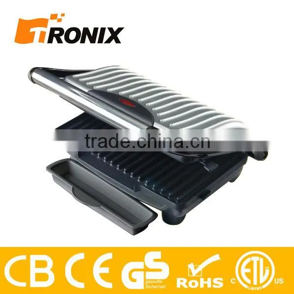 CB CE ETL LISTED 2 SLICE PANINI PRESS GRILL MAKER