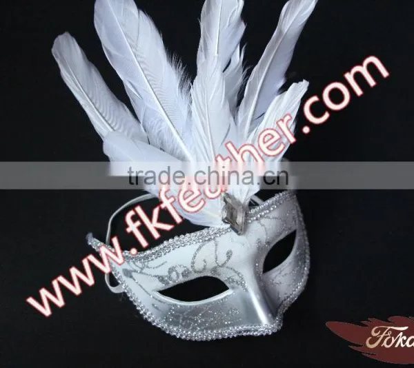 Wholesale Party Mask Masquerade Mask Goose Feather Mask For Carnival photo-4