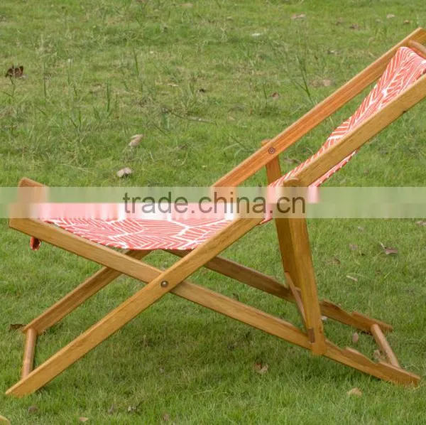 Wooden Foldable Beach Chair photo-2