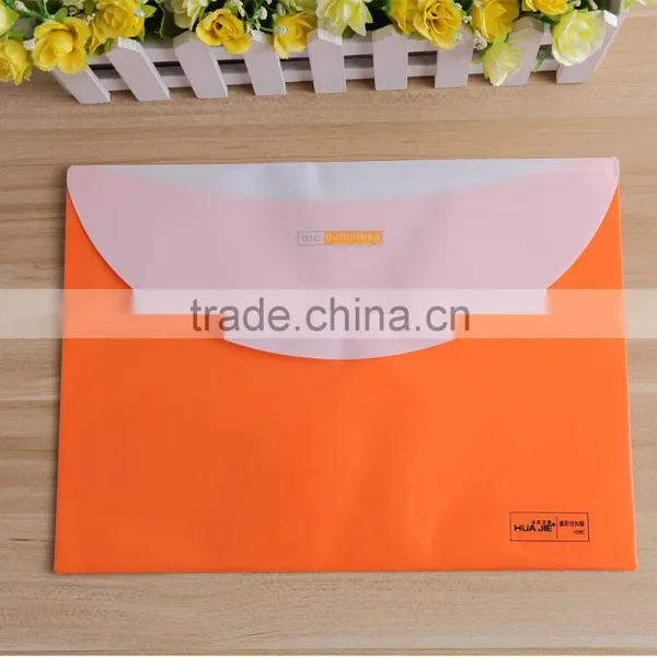My Clear Bag Customized A4/FC PP Plastic Vivid File Bag Document Bag photo-3