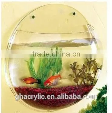 High Quality Acrylic Portable Fish Tank Mini Glass Fish Bowl photo-3