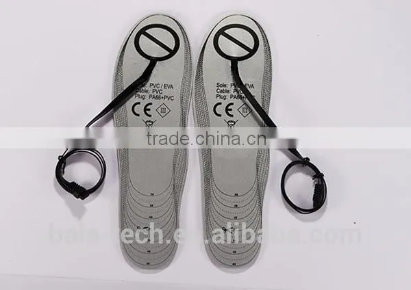Battery Powered Foot Warmer Heating Shoe Insole Ski Boot Insole for Winter Outdoor Sport photo-3