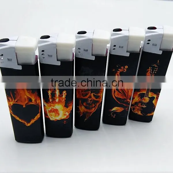 2016 Fashion Paper Butane Refill Valve Homemade Electric Lighter photo-4