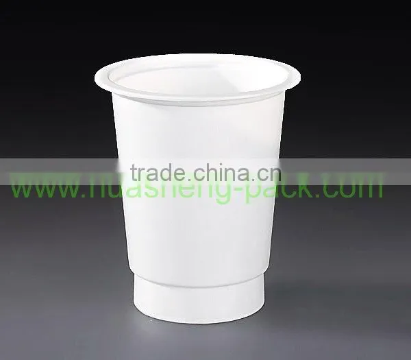 180ml pp Plastic Disposable Chocolate Stick Cup for Take Away