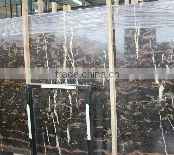 Black Portoro Marble Big Slab Prices photo-3