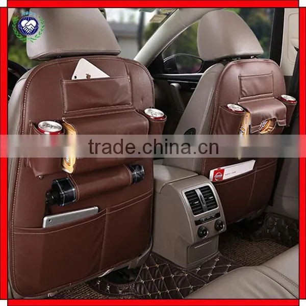 PU Leather Car Back Seat Organizers/Storage Bag photo-4