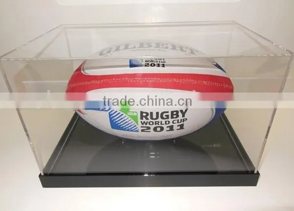 Custom Acrylic Basket Display Perspex Ball Case Clear Lucite Basket Ball Box With LED Ligtht photo-5