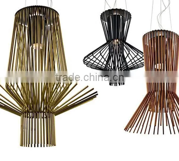 Italian Company Creative Metal Frame Suspension Lamp with Diffused Residential Indoor
