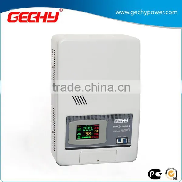 SRWII-9000-LED Single Phase Wall Mounted LED Display Relay Control Type Full Automatic AC Voltage Regulator/stabilizer/AVR