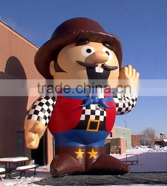 DJ-GG-109 Outdoor Uncle 19 ft Advertising Inflatable Decorative Black Top Hat photo-2