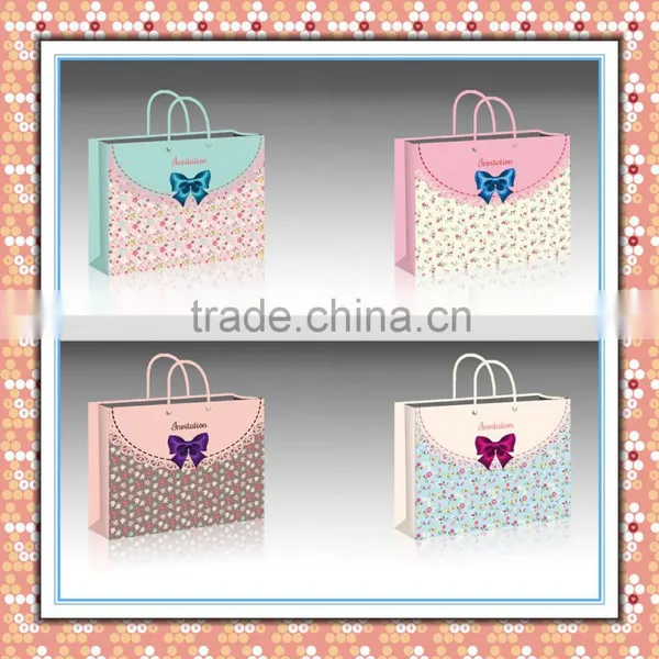 Hot New Products for 2015 Custom New Design BABY Gift Bag Paper Shopping Bag With Handles photo-4