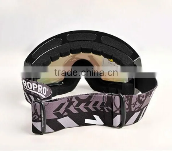 Proffessional Anti-fog,UV Protective Unisex Snow Goggles Doule Lens Wide Angle photo-3