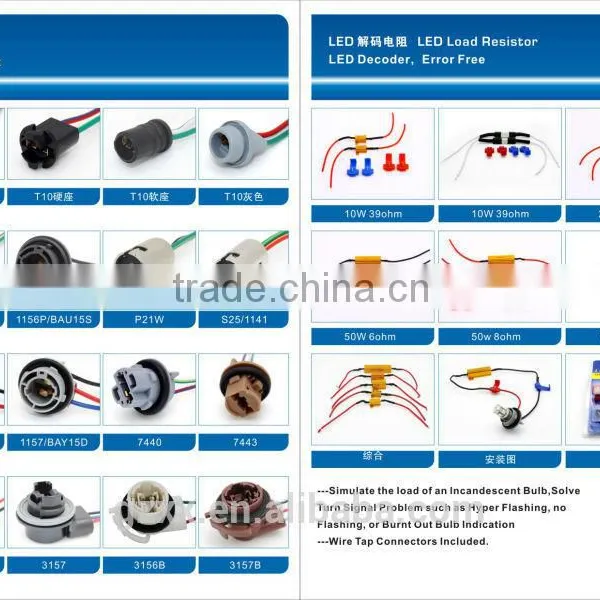 2015 New Led Fog Light/Lamps Canceller, 35w Canbus Error Light Canceller HID Ballast, LED Load Resistor Decoder photo-6
