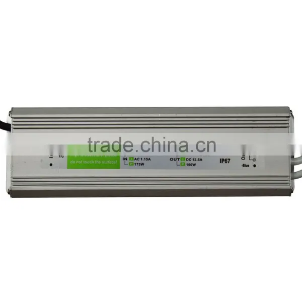 150w 12v Ip67 Waterproof Led Driver With CE RoHs Approved Supplier's Choice