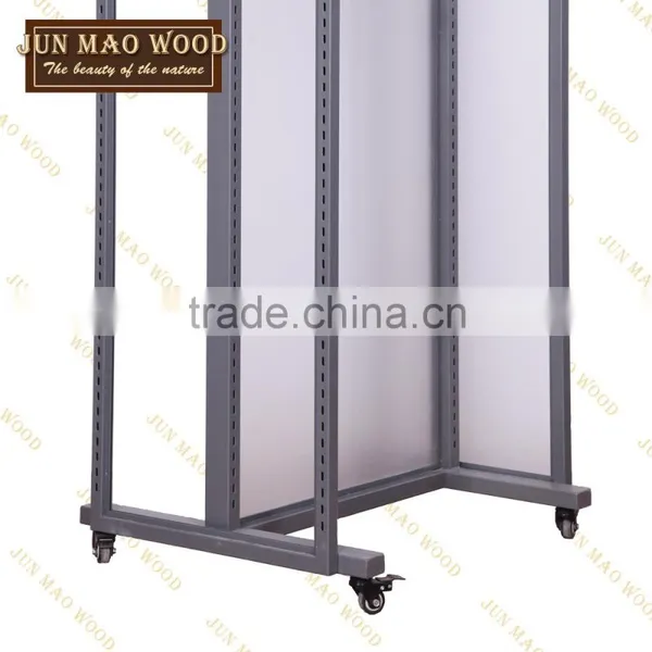 Wholesale Matte Black,Waterfall Hook Wall Mount Faceout With Panel Showcase Fixtures Display photo-3