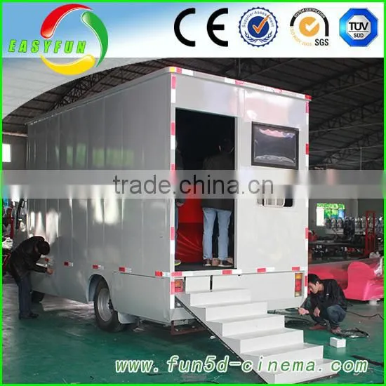 Hydraulic/Electric Rides 7d Cinema Mobile Truck