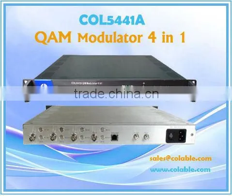 Top Selling Products 2013,Modulator,RF Modulator,dvb-c Modulator 4 Channels,Digital CATV DVB-C/ 4 In1 /QAM Modulator COL5441A
