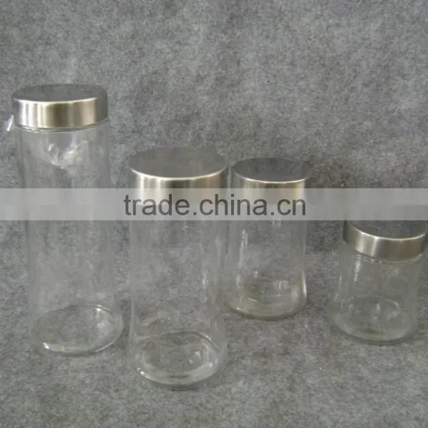 Airtight Glass Jar With Metal Lid photo-4