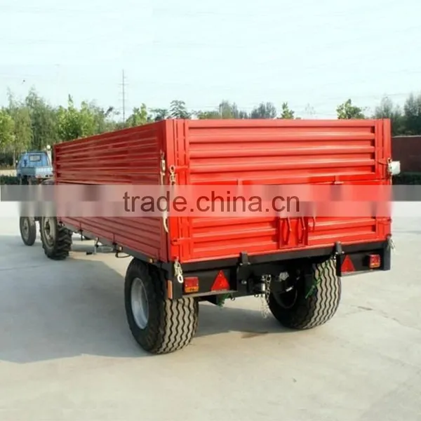 2016 Hot Selling 7CX-5T 5 Ton Tipping Farm Tractor Trailer With ISO,CE,PVOC-COC Certificate photo-5
