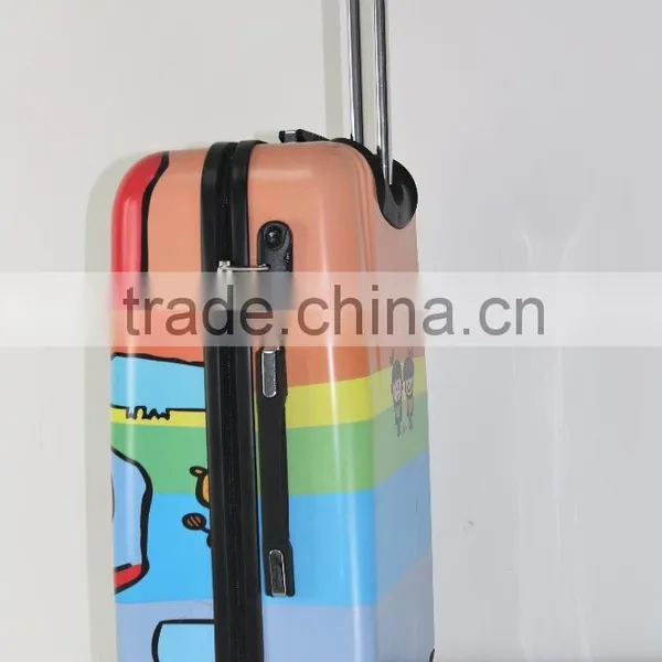 Kids Trolley Printed Designing Colorful Figures ABS+PC Trolley Hard Case Luggage photo-2
