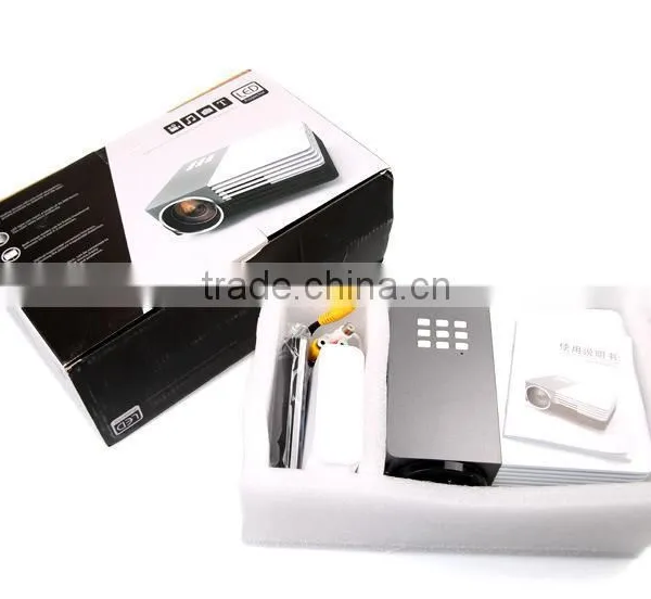 GM50 Mini Lcd LED Projector AV USB2.0 HDMI VGA SD Multimedia Projector photo-3