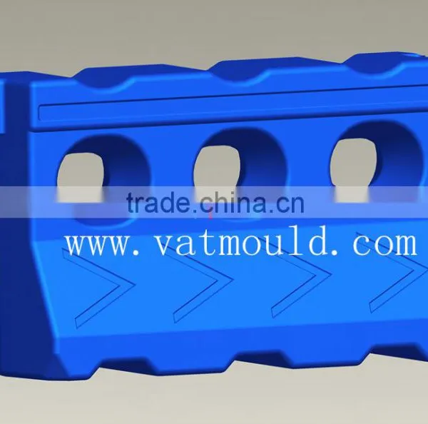 2015 High Output Large Dimension HDPE Barrier Blow Molding Road Barrier photo-1