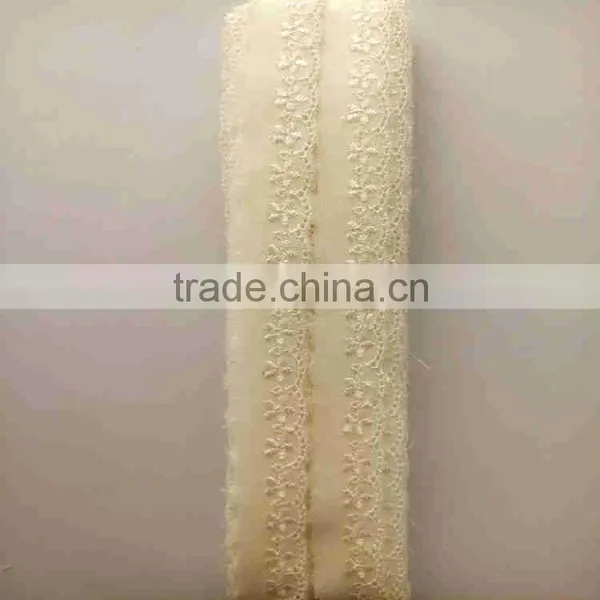 Designer New T/C Embroidery Lace Ruffled Trimming Lace photo-2